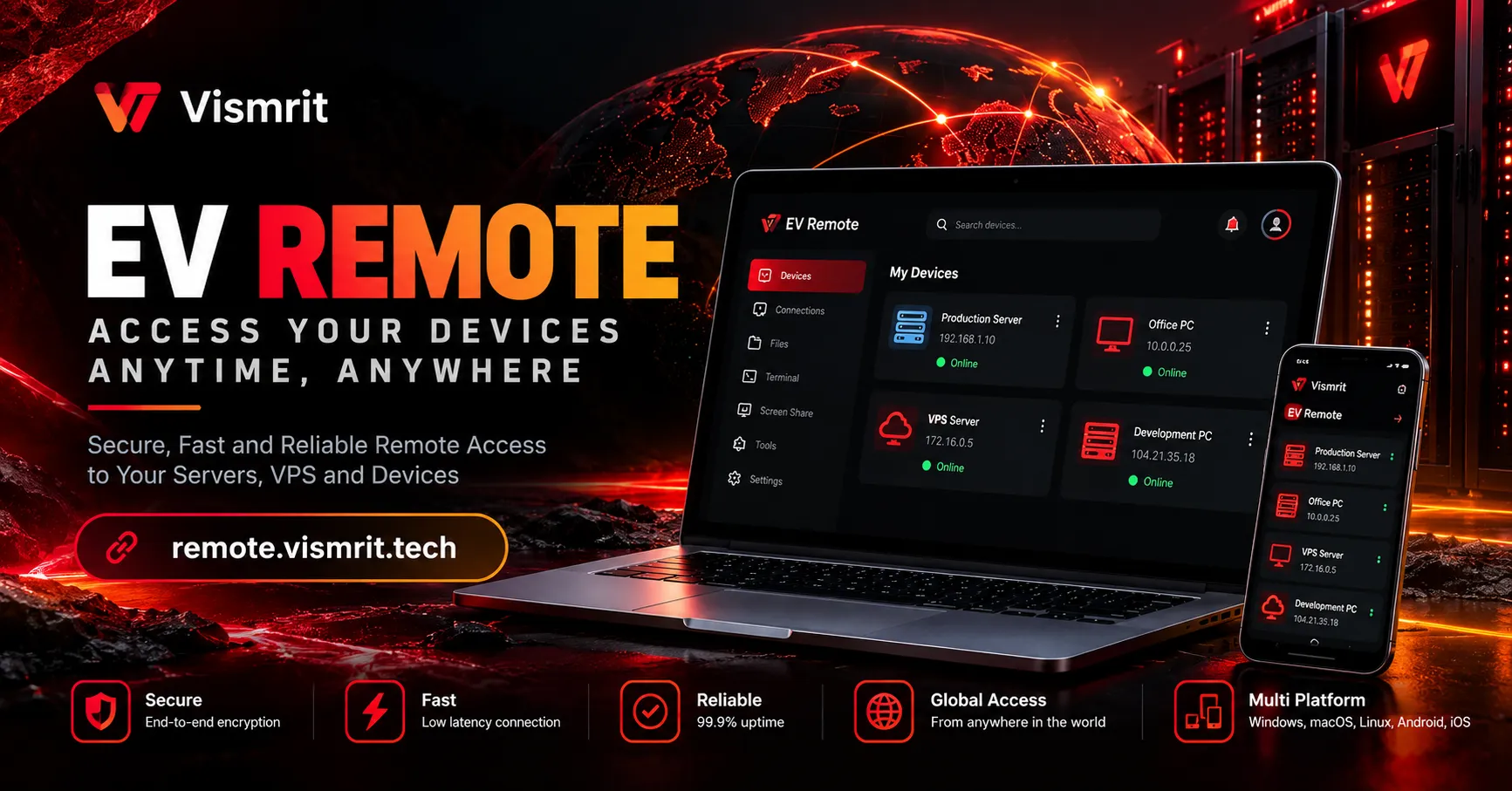 Introducing Vismrit Remote: Access Your Devices from Anywhere