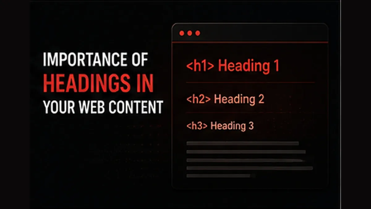 Importance of headings in your web content