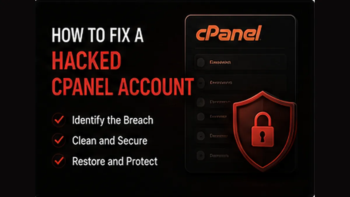 How to fix a Hacked cPanel account